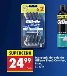 Biedronka Maszynki do golenia Gillette Blue3 Comfort , 8 szt oferta