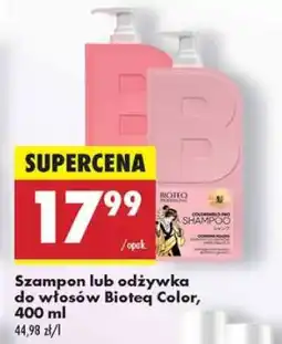 Biedronka Szampon lub odżywka do włosów Bioteq Color, 400 ml oferta