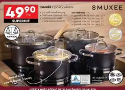 Biedronka Garnki z pokrywkami oferta