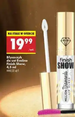 Biedronka Błyszczyk do ust Eveline Finish Show, 4,5 ml oferta
