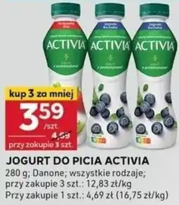 Stokrotka Optima JOGURT DO PICIA ACTIVIA oferta