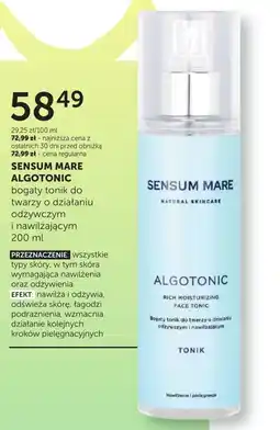 Ziko Dermo Tonik do twarzy Sensum Mare oferta