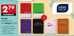 Biedronka Zeszyt tematyczny a5/60 linia chemia Interdruk oferta