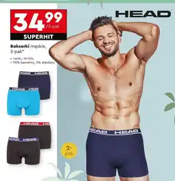 Biedronka Bokserki męskie rozm. m-xxl Head oferta