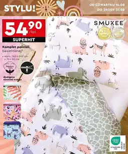 Biedronka Pościel bawełniana 160 x 200 + 2 70 80 cm Smukee oferta