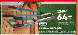 Biedronka Zestaw narzędzi ogrodniczych gold garden Sanico oferta