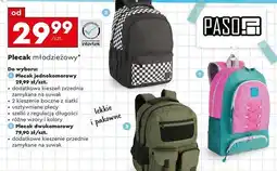 Biedronka Plecak dwukomorowy Paso oferta