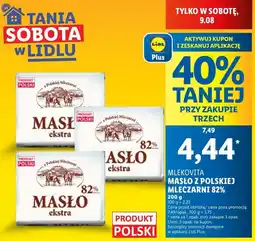 Lidl Masło Mlekovita z Polskiej Mleczarni 82% oferta