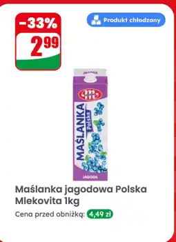 Dino Maślanka jagodowa polska Mlekovita oferta