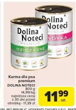 Carrefour Karma dla psa Dolina Noteci oferta