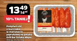 Netto Polędwiczki z kurczaka w marynacie paprykowo-paprykowej na patyku Grill Bar Sztuka Mięsa oferta