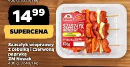 Netto Szaszłyk wieprzowy z cebulką i czerwoną papryką ZM Nowak oferta