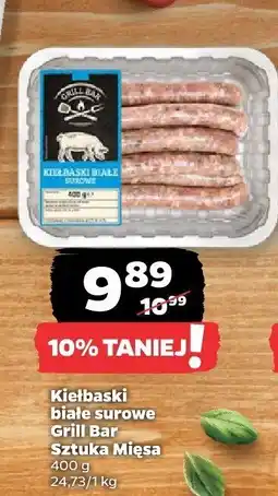 Netto Kiełbaski białe surowe Grill Bar Sztuka Mięsa oferta