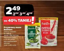 Netto Przyprawy mono Bolinero różne rodzaje oferta