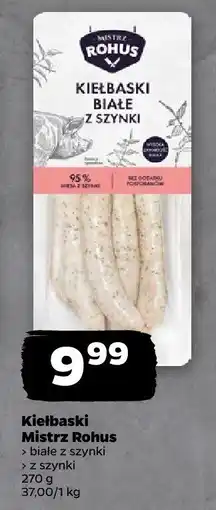 Netto Kiełbaski białe z szynki Mistrz Rohus oferta