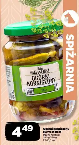 Netto Ogórki korniszony Harvest Best różne rodzaje oferta
