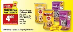 Biedronka Karma dla kota Whiskas oferta