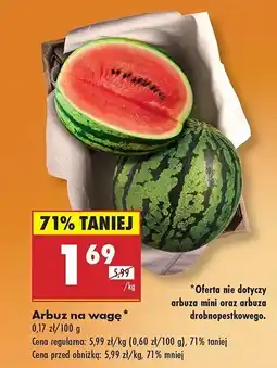 Biedronka Arbuz na wagę Biedronka oferta