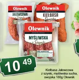 Eden Kiełbasa Jałowcowa z szynki, myśliwska sucha, swojska Olewnik oferta