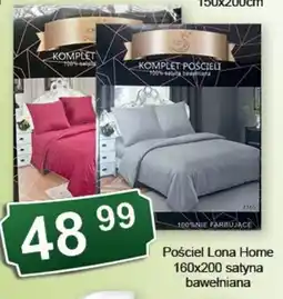 Eden Pościel Lona Home 160x200 satyna bawełniana oferta