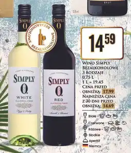 Dino Wino czerwone półsłodkie Simply (Wino) oferta