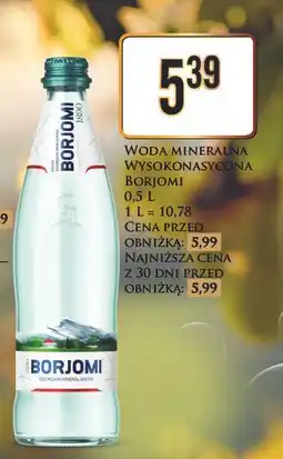 Dino Woda gazowana Borjomi oferta