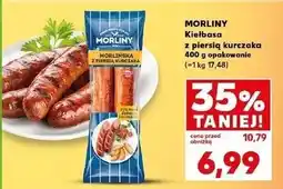 Kaufland Kiełbasa morlińska z piersią kurczaka Morliny oferta