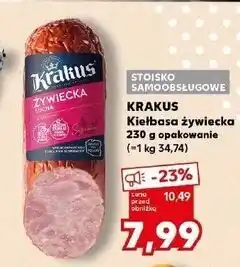 Kaufland Kiełbasa żywiecka Krakus Animex oferta