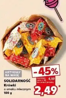 Kaufland Krówka mleczna Solidarność oferta
