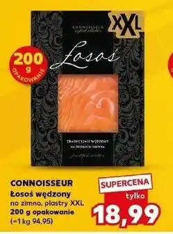 Kaufland Łosoś norweski wędzony na zimno w plastrach Connoisseur oferta