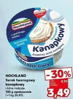 Kaufland Serek śmietankowy Hochland Kanapkowy oferta