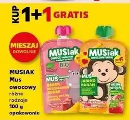Kaufland Mus jabłko banan Musiak oferta
