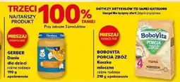 Kaufland Kaszka mleczna manna Bobovita Porcja Zbóż oferta