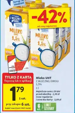 Intermarche Mleko UHT 1,5% Z MLECZNEJ DROGI oferta