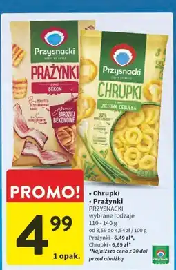 Intermarche Chrupki, wybrane rodzaje Przysnacki oferta
