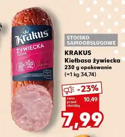 Kaufland Kiełbasa żywiecka Krakus oferta