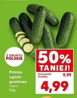 Kaufland Ogórki gruntowe luzem Kaufland oferta