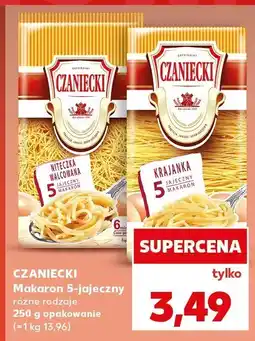 Kaufland Makaron 5-jajeczny Czaniecki oferta