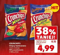 Kaufland Chipsy karbowane Crunchips X-Cut różne rodzaje Lorenz oferta