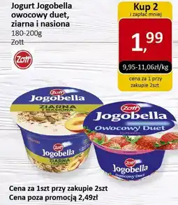 Market Point Jogurt Jogobella owocowy duet, ziarna i nasiona Zott oferta