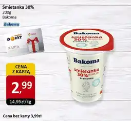 Market Point Śmietanka 30% Bakoma oferta