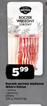 Netto Boczek wędzony surowy Mistrz Rohus oferta