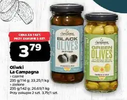Netto Oliwki zielone nadziewane pastą pimento La Campagna oferta
