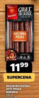 Netto Kaszanka polska Sokołów Grill House oferta