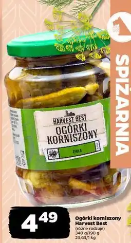 Netto Ogórki korniszony z ziołami Harvest Best oferta