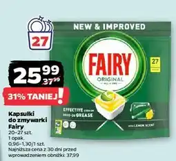 Netto Tabletki do zmywarek lemon Fairy All In 1 oferta