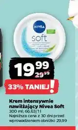 Netto Krem do twarzy i ciała intensywnie nawilżający Nivea Soft oferta