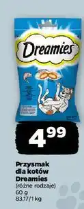 Netto Przysmak dla kota z łososiem Dreamies oferta