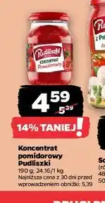 Netto Koncentrat pomidorowy 30% Pudliszki oferta
