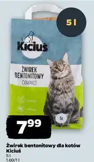 Netto Żwirek bentonitowy compact Kiciuś oferta